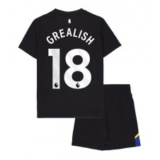 Everton Jack Grealish #18 Tredjedraktsett Barn 2025-26 Kortermet (+ korte bukser)